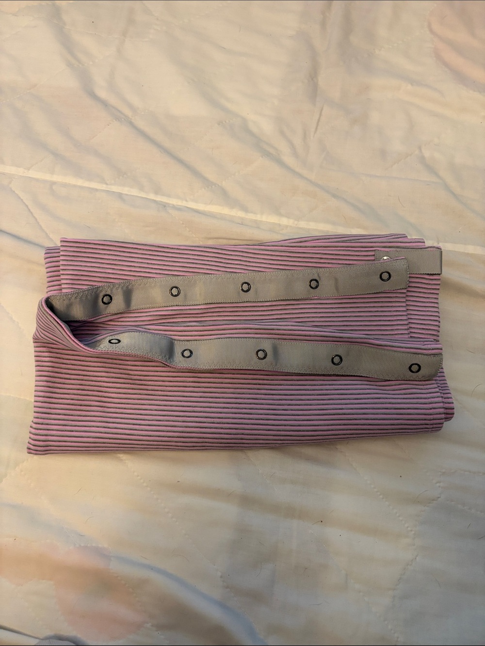 Lululemon Stripped Pink Vynasa Scarf - Multi Wrap